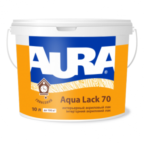 Aura Aqua Lakk 70 - Интерьерный акриловый лак 2,5 л